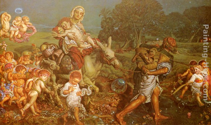 The Triumph of the Innocents painting - William Holman Hunt The Triumph of the Innocents art painting